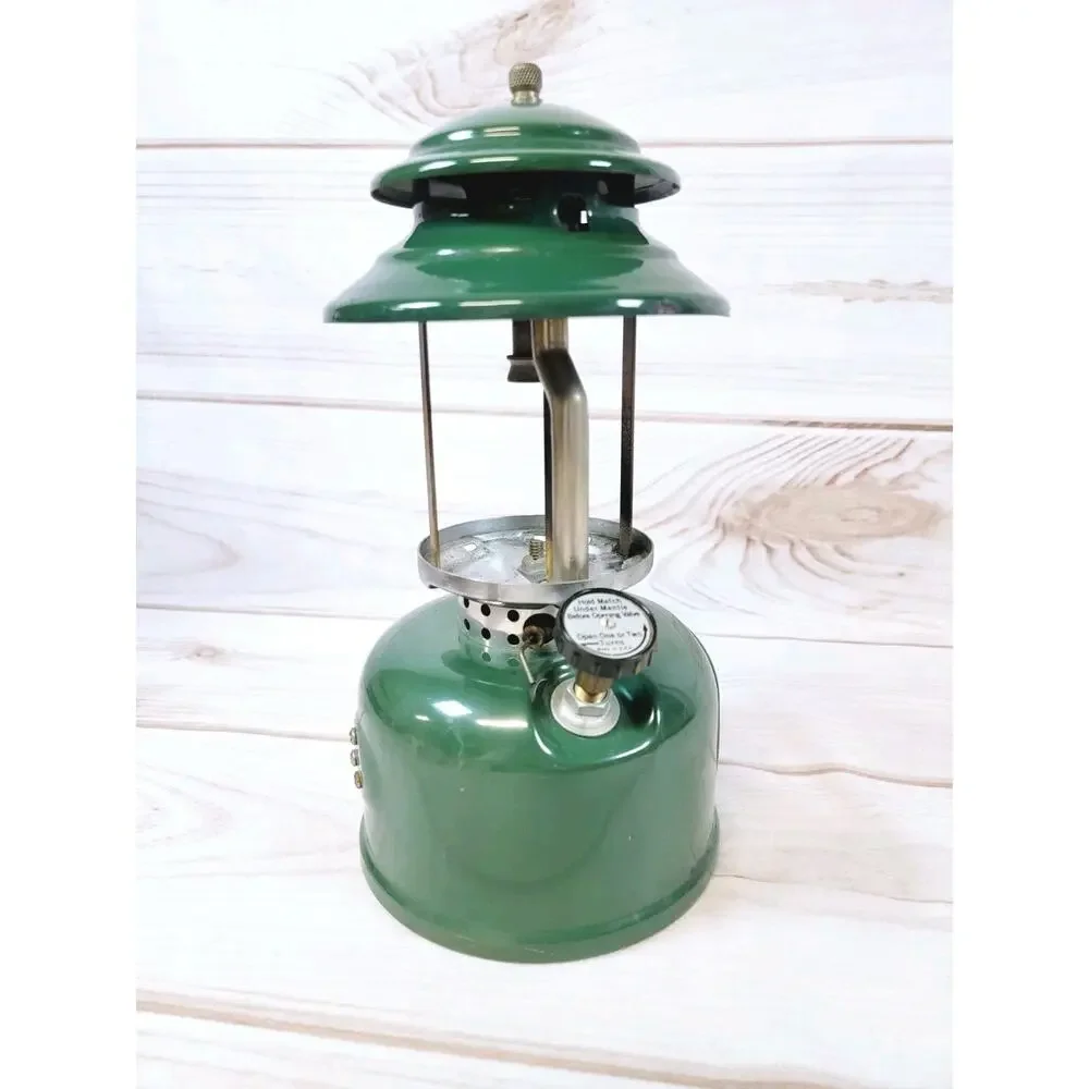 Vintage Coleman 5120 LP Gas Lantern Green 1968 No Globe